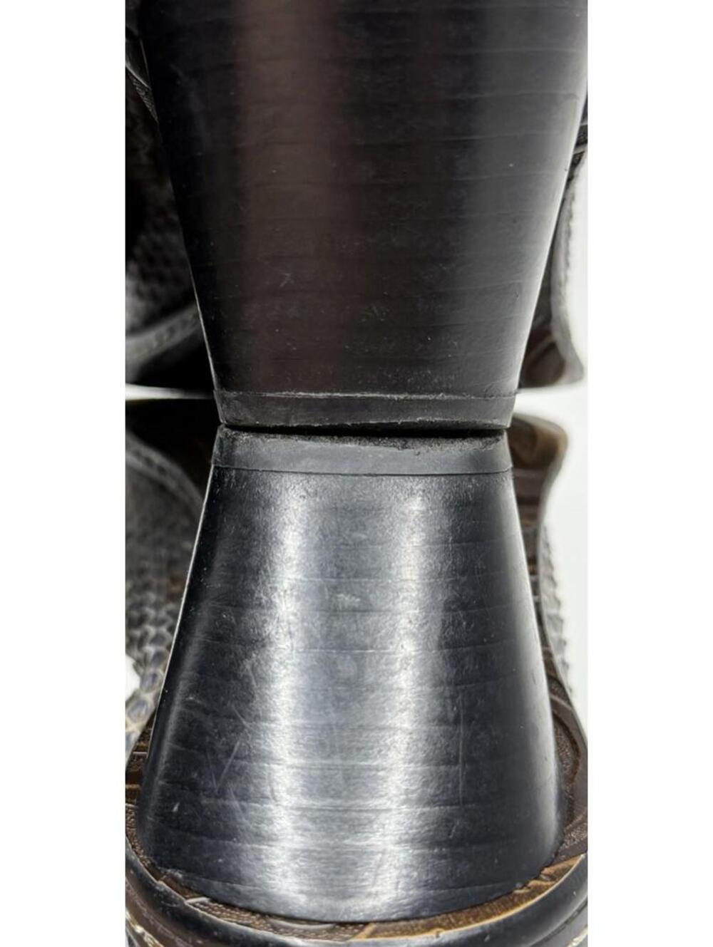 Donald J Pliner Size 6M Snake Skin Western Couture Collection Mule Italy P73C - Picture 4 of 14